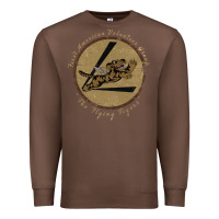 Chestnut flying tigers squadron wwii leather patch design Premium Sweatshirt - tuanDangUi