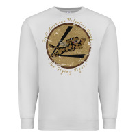 Dove Grey flying tigers squadron wwii leather patch design Premium Sweatshirt - tuanDangUi