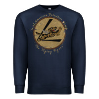 Navy flying tigers squadron wwii leather patch design Premium Sweatshirt - tuanDangUi