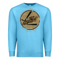 Ocean Blue flying tigers squadron wwii leather patch design Premium Sweatshirt - tuanDangUi