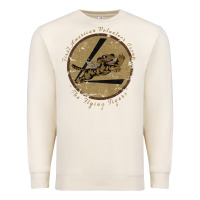 Sandshell flying tigers squadron wwii leather patch design Premium Sweatshirt - tuanDangUi