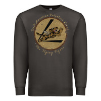 Smoke flying tigers squadron wwii leather patch design Premium Sweatshirt - tuanDangUi