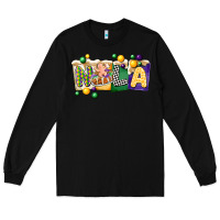 Black nola cake mardi gras Long Sleeve Tee - CowGirlArtShop