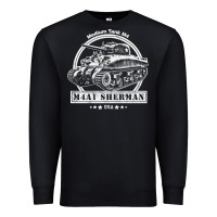 Black m4a1 sherman tank Premium Sweatshirt - tuanDangUi