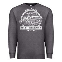 Charcoal Heather m4a1 sherman tank Premium Sweatshirt - tuanDangUi