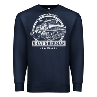 Navy m4a1 sherman tank Premium Sweatshirt - tuanDangUi