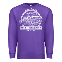 Purple m4a1 sherman tank Premium Sweatshirt - tuanDangUi