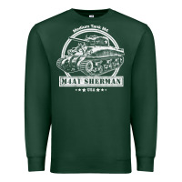 Sports Green m4a1 sherman tank Premium Sweatshirt - tuanDangUi