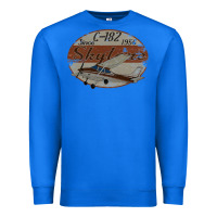 True Royal cessna 182 skylane since 1956 retro vintage airplane design Premium Sweatshirt - tuanDangUi