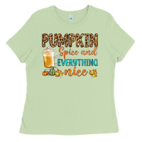 Matcha pumpkin spice and everything nice Ladies Tee - BundleAndBundleShop
