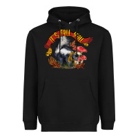 Black It's Fall Y'all Skunk Heavyweight Hoodie - LillyAllenDesigns