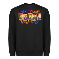 Black Equal rights Heavyweight Sweatshirt - FaDigitalArtStudio