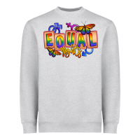 Heather Grey Equal rights Heavyweight Sweatshirt - FaDigitalArtStudio