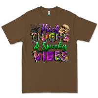Cacao thick thighs and spooky vibes Premium Tee - BundleAndBundleShop