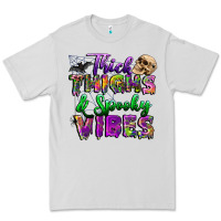 Dove Grey thick thighs and spooky vibes Premium Tee - BundleAndBundleShop