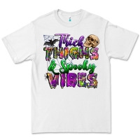 White thick thighs and spooky vibes Premium Tee - BundleAndBundleShop