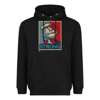 Black 1 popeye strong brand a transparent Heavyweight Hoodie - tuanDangUi