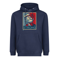 1 Popeye Strong Brand A Transparent Heavyweight Hoodie | Teevron