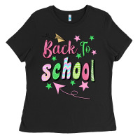 Black Back To School Ladies Tee - BundleAndBundleShop