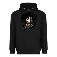 Black ヤムチャ yamcha Heavyweight Hoodie - tuanDangUi