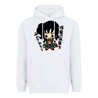 White ヤムチャ yamcha Heavyweight Hoodie - tuanDangUi
