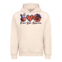 Sandshell peace love america Urban Hoodie - BarkalooDesign