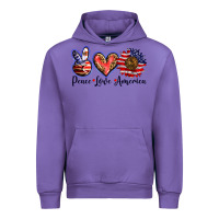 Tulip peace love america Urban Hoodie - BarkalooDesign
