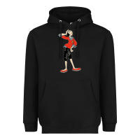 Black olive oyl art Heavyweight Hoodie - tuanDangUi