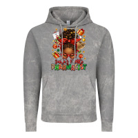 Cloud Rock santas favorite pharmacist afro messy bun Vintage Hoodie - texasbilliewilder