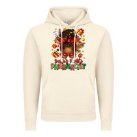 Vintage Artic santas favorite pharmacist afro messy bun Vintage Hoodie - texasbilliewilder