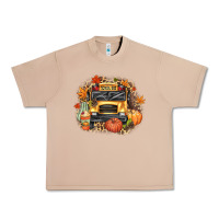 Burro Fall School Bus Urban Heavy Tee - texasbilliewilder