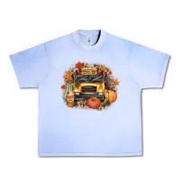 Grape Ice Fall School Bus Urban Heavy Tee - texasbilliewilder