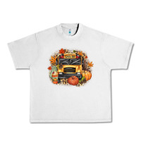 Lunar Rock Fall School Bus Urban Heavy Tee - texasbilliewilder