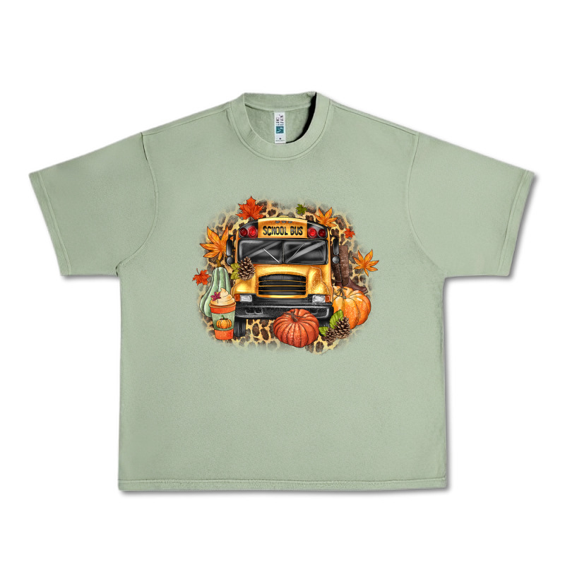 Fall School Bus Urban Heavy Tee by texasbilliewilder | Teevron