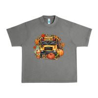 Tornado Fall School Bus Urban Heavy Tee - texasbilliewilder