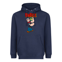 Navy popeye Heavyweight Hoodie - tuanDangUi
