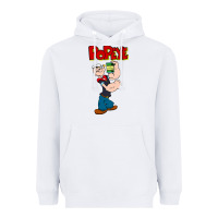 White popeye Heavyweight Hoodie - tuanDangUi