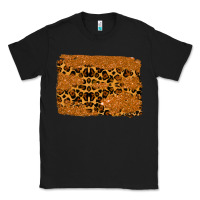 Black leopard glitter background Classic Tee - RanaPortraitStore