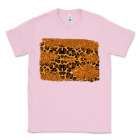 Bubblegum Pink leopard glitter background Classic Tee - RanaPortraitStore