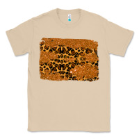 Mushroom leopard glitter background Classic Tee - RanaPortraitStore
