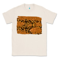 Natural leopard glitter background Classic Tee - RanaPortraitStore