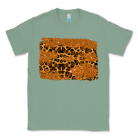 Leopard Glitter Background Classic Tee | Teevron