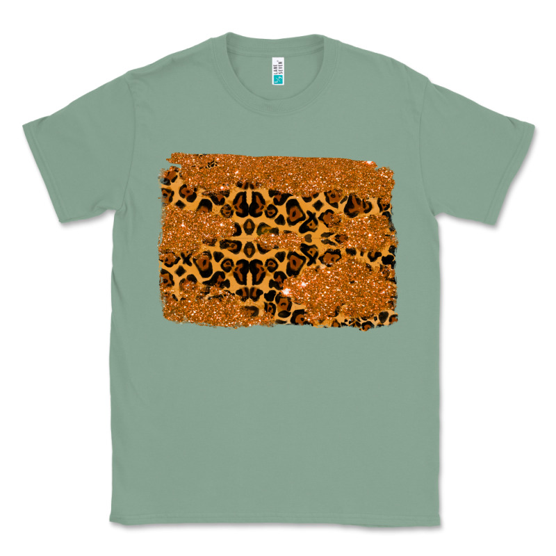 Leopard Glitter Background Classic Tee by RanaPortraitStore | Teevron