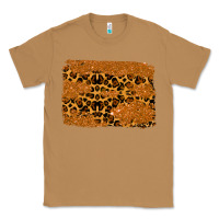 Toasted Coconut leopard glitter background Classic Tee - RanaPortraitStore