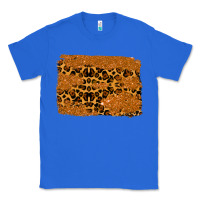 True Royal leopard glitter background Classic Tee - RanaPortraitStore