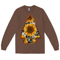 Chestnut sunflower arrowhead Long Sleeve Tee - Jasminsmagicworld