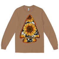 Toasted Coconut sunflower arrowhead Long Sleeve Tee - Jasminsmagicworld