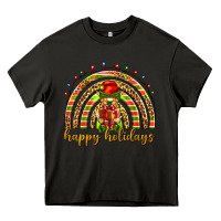 Asphalt Happy holidays elf gnome Heavy Core Tee - NancyCooperArtShop