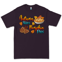 Plum Autumn Skies Pumpkin Pies Premium Tee - BundleAndBundleShop