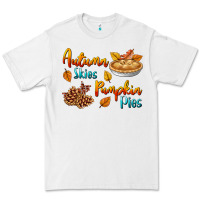 White Autumn Skies Pumpkin Pies Premium Tee - BundleAndBundleShop